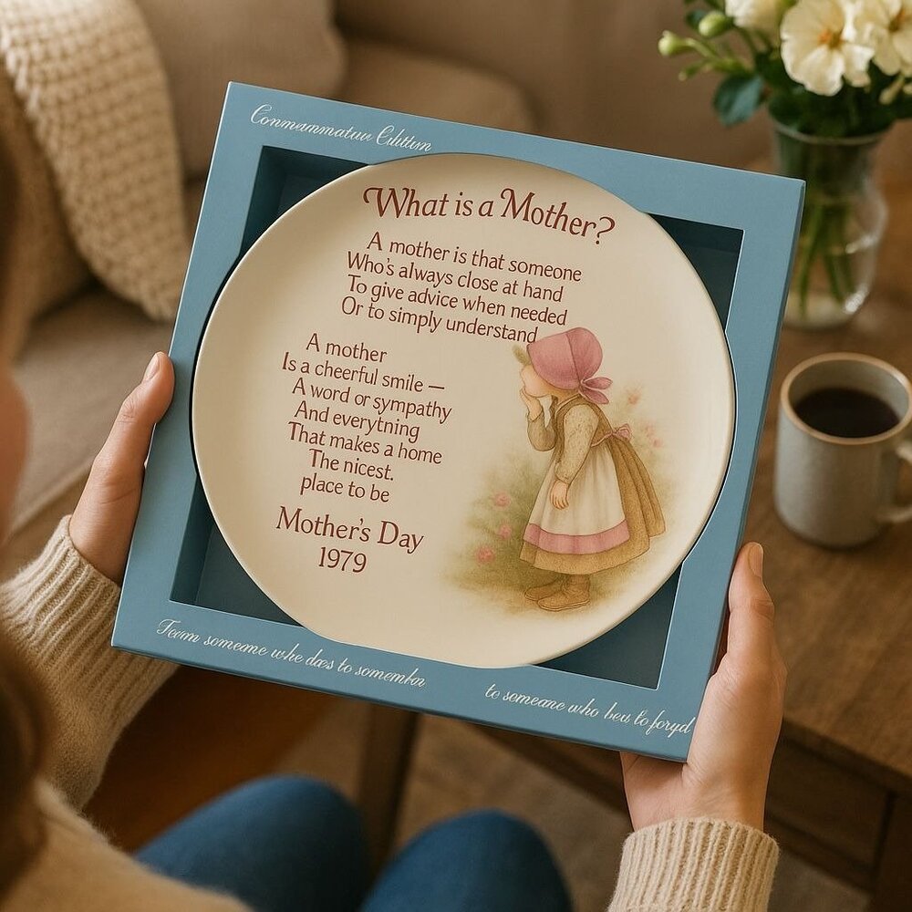 VINTAGE Holly Hobbie Mothers Day 1979 Commemorative Edition Decorative Plate